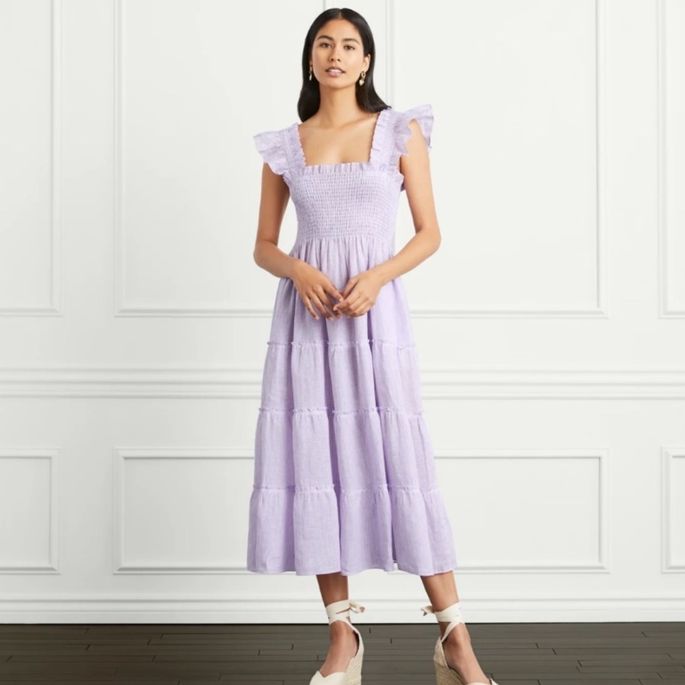 Hill House Lilac Stripe Ellie Nap Dress